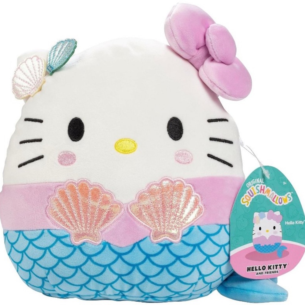 Squishmallows Hello Kitty Mermaid